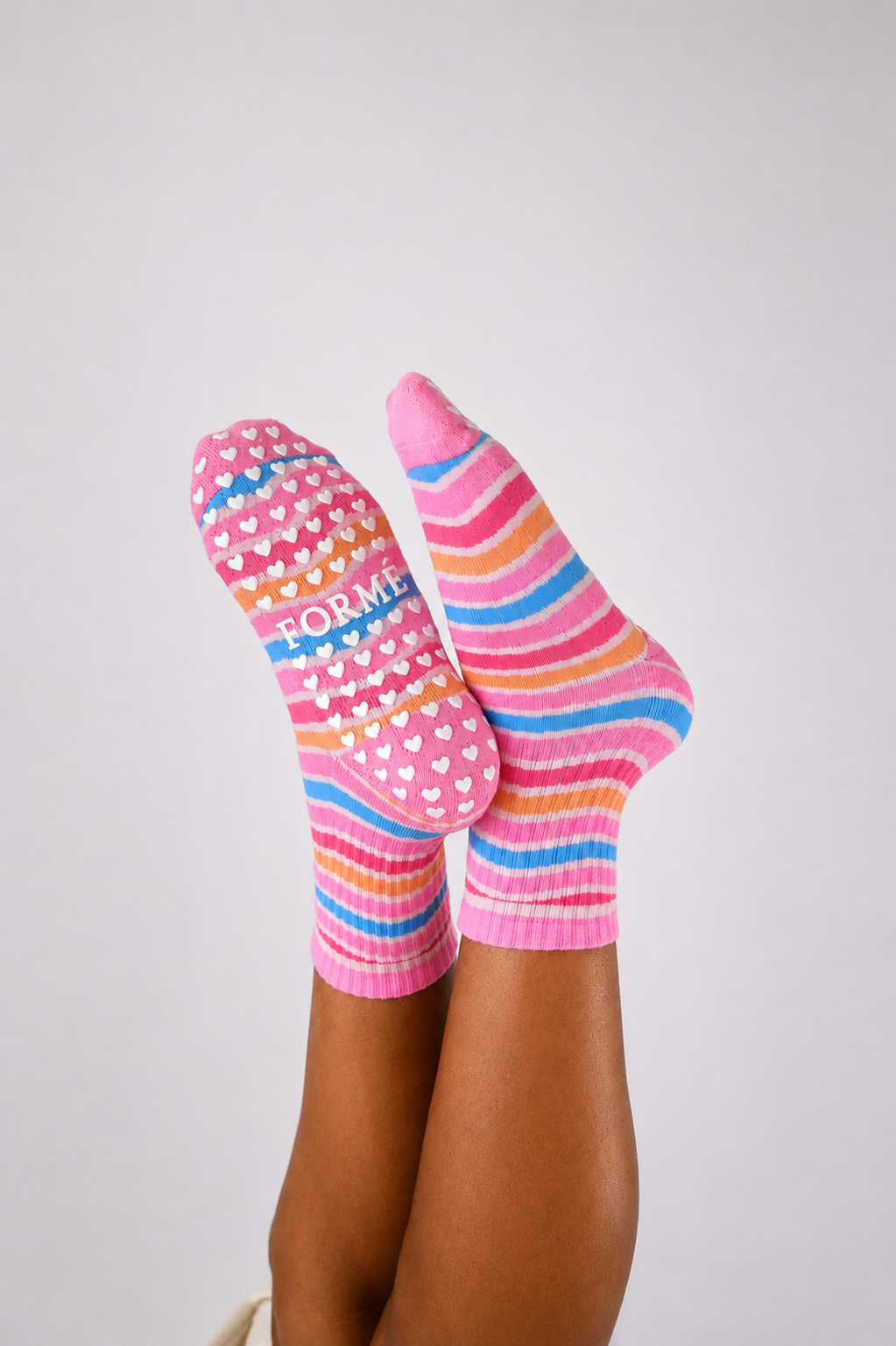 Sunset Stripe Grip Sock