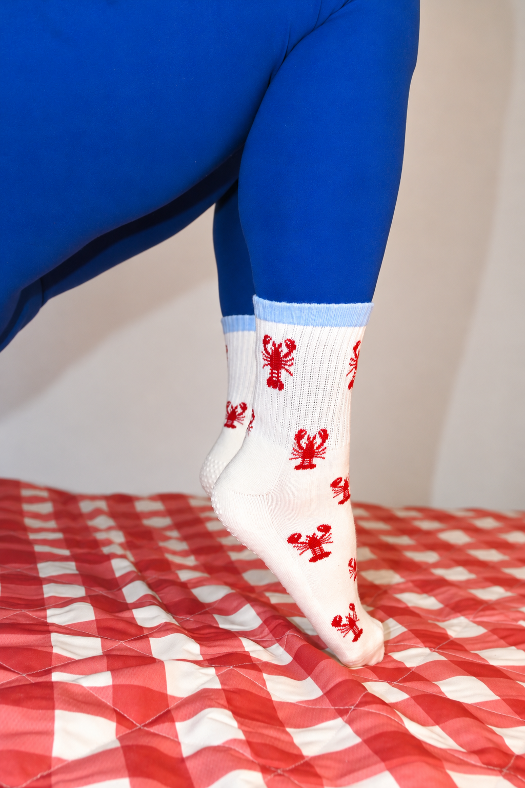 The Harbor Lobster Grip Socks