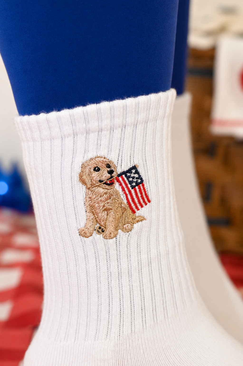 All American Pup Grip Socks