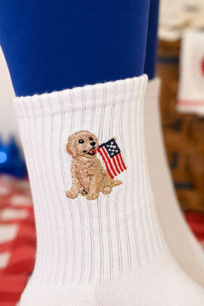 All American Pup Grip Socks