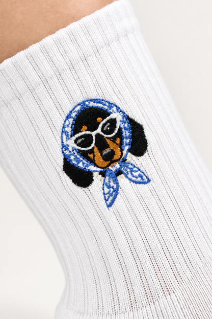 Doxie Darling Grip Socks