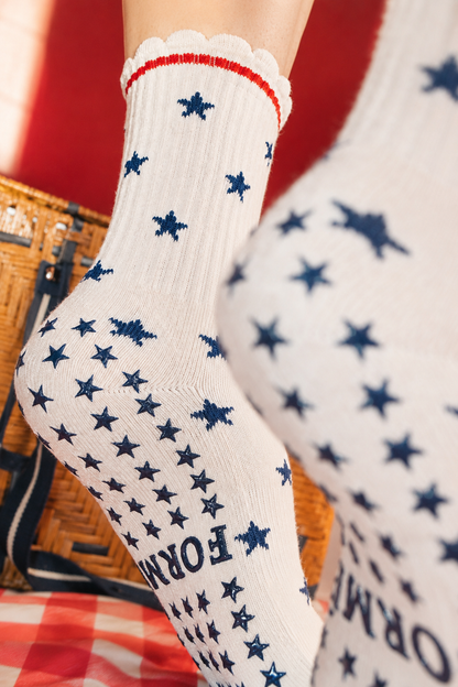 The Firecracker Grip Socks