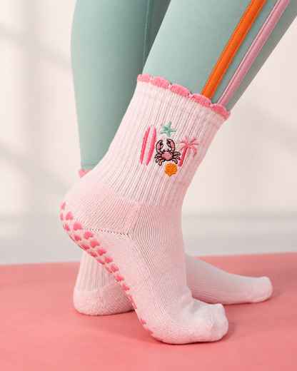 One More Beach Day Grip Sock