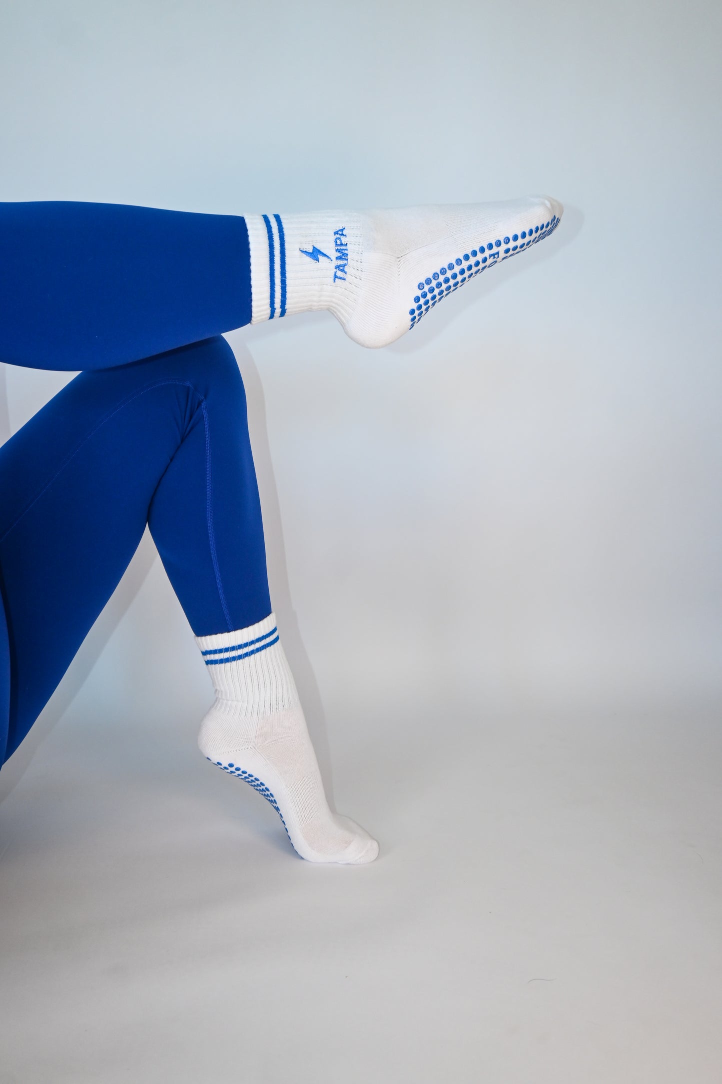 Tampa Cobalt Crew Grip Sock