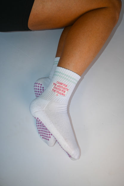 Came for the Aesthetic Crew Sock