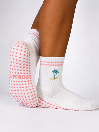 Postcard from St. Pete Grip Sock